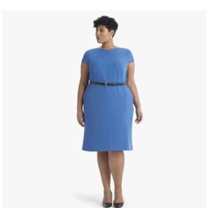 MM LAFLEUR Nisa dress sz +1, Cerulean Melange